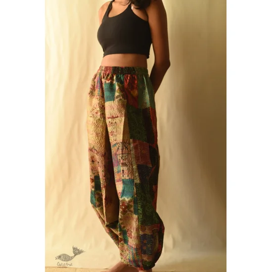 kantha silk Boho Pant