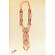 shop online handmade glass bead Necklace in Baby Pink Color