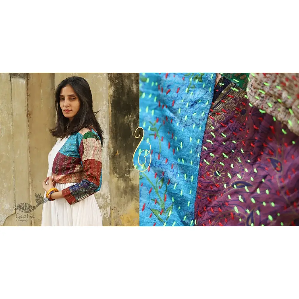 धनक ✥ Kantha custom made Jacket ✥ 18