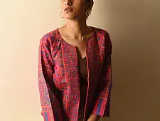 Love in Fall ~ Handwoven Woolen Jacket