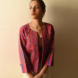 Love in Fall ~ Handwoven Woolen Jacket