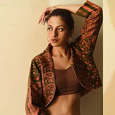 Love in Fall ~ Handwoven - Wool Crop Jacket