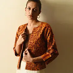Love in Fall ~ Handloom Wool Jacket