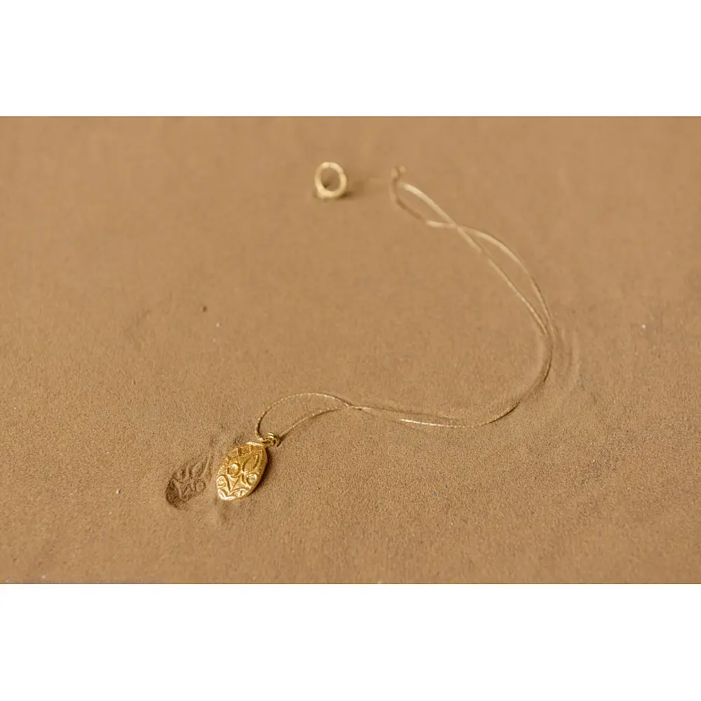 Ottone ✡ Necklace ✡ Fossil Pendent S - 1 ✡ 30
