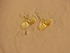 Ottone ✡ Earring ✡ Fossil Dangler - 5 ✡ 12