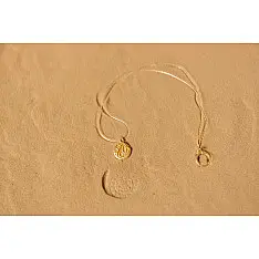 Ottone ✡ Necklace ✡ Fossil Pendent S - 6 ✡ 35