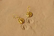 Ottone ✡ Earring ✡ Fossil Dangler - 3 ✡ 10