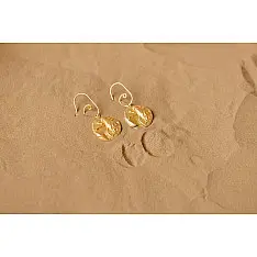 Ottone ✡ Earring ✡ Fossil Dangler - 2 ✡ 9