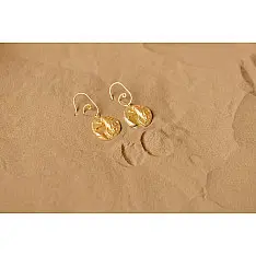 Ottone ✡ Earring ✡ Fossil Dangler - 1 ✡ 8