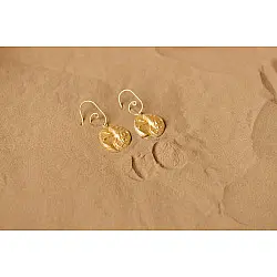 Ottone ✡ Earring ✡ Fossil Dangler - 1 ✡ 8