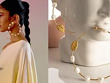 Ottone | Bold Beneath - Pearl Moon Hoops 