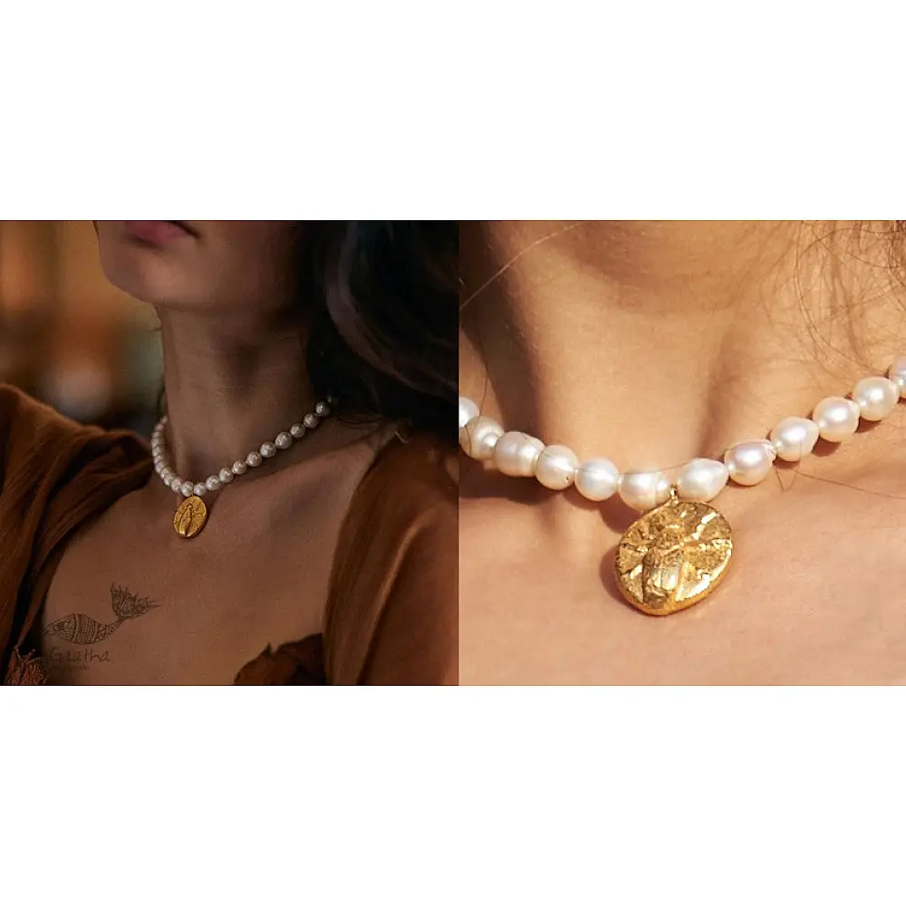 shop Bold Beneath - Pearl Neck Piece