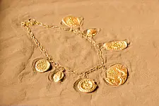 Ottone ✡ Necklace ✡ Fossil Charm - 3 ✡ 46