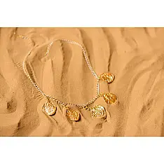 Ottone ✡ Necklace ✡ Fossil Charm - 2 ✡ 45