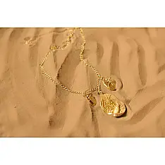 Ottone ✡ Necklace ✡ Fossil Charm - 1 ✡ 44