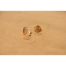 Ottone ✡ Earring ✡ Fossil Stud - 2 ✡ 19