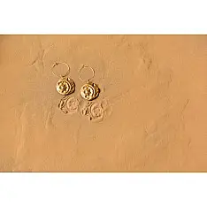 Ottone ✡ Earring ✡ Fossil Hoops - 2 ✡ 15