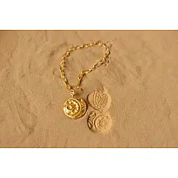 Ottone ✡ Necklace ✡ Fossil Pendent M - 1 ✡ 37 Ottone ✡ Necklace ✡ Fossil Pendent M - 1 ✡ 37
