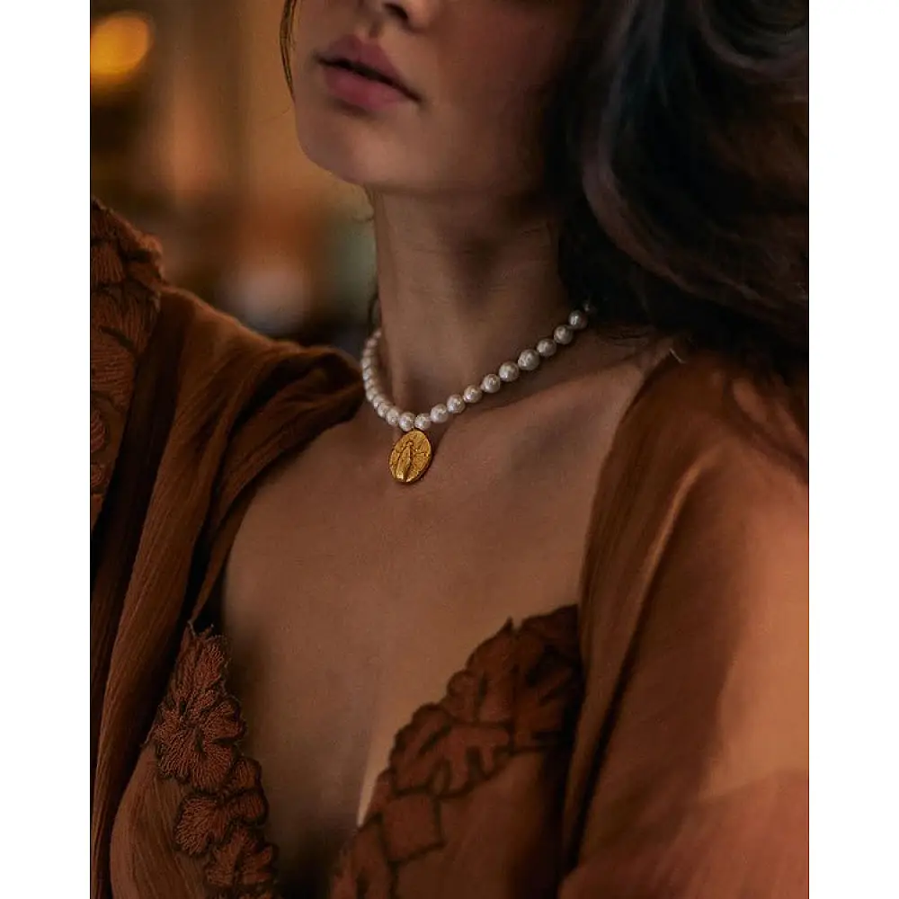 shop Bold Beneath - Pearl Neck Piece