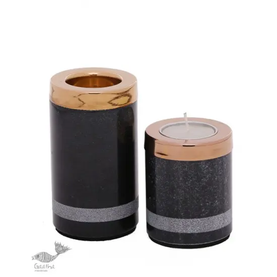 Yin Tealight Towers {set of two} ~ 10