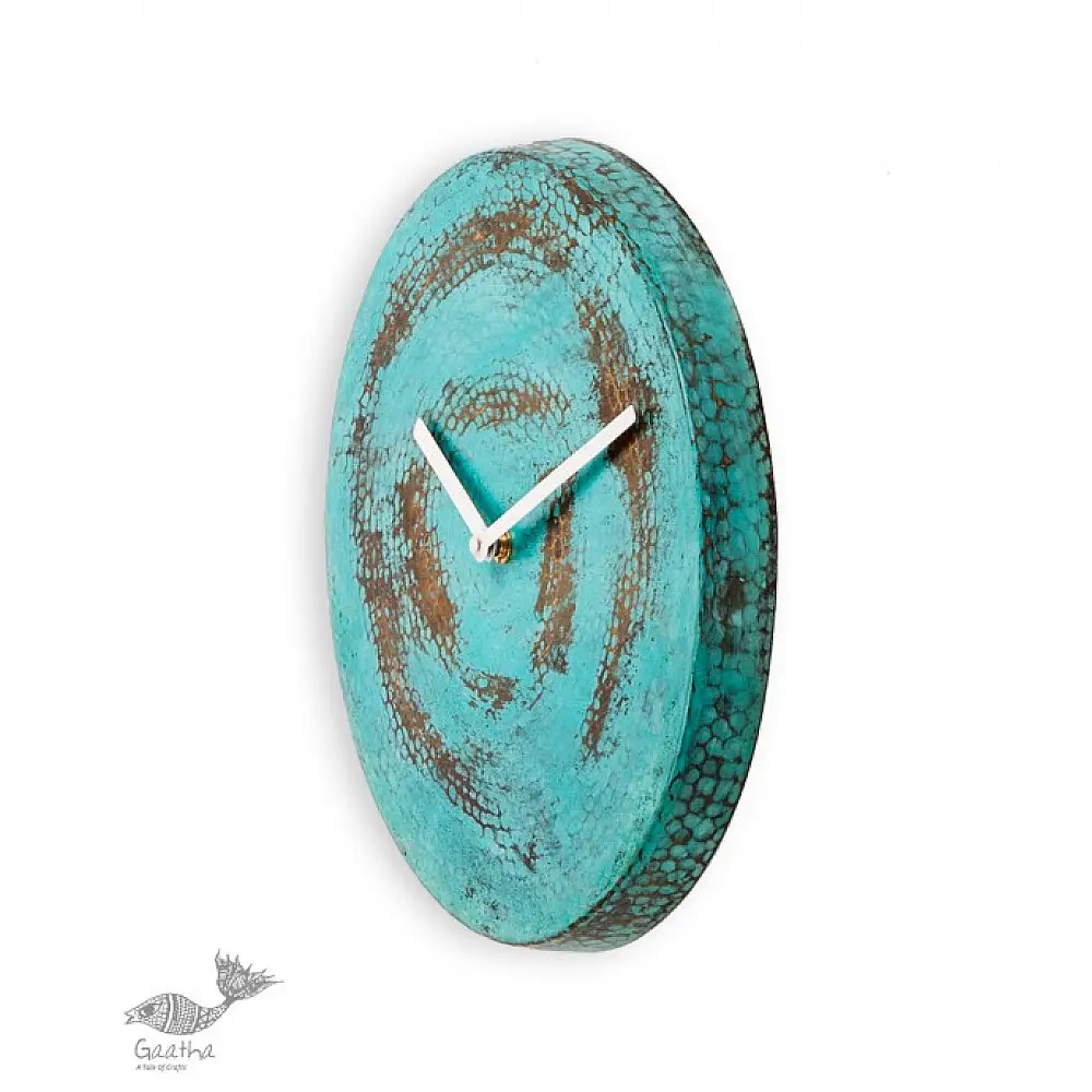  Wall O Clock (Verdi Gris Finish) 