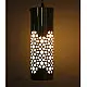 brass and wood Ceiling lamp