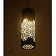 brass and wood Ceiling lamp