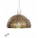 brass and wood Ceiling lamp