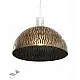 brass and wood Ceiling lamp