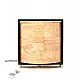 brass and wood table lamp