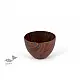 handmade wooden oval bowl in large and small sizes with natural wood finish