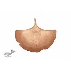 Trataka | Ginkgo Leaf Platter - Copper  (Two options Large/Small)