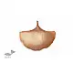 Ginkgo Leaf Platter - Copper 