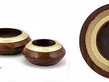 Trataka | Rosewood Gold Bowl (Two options Large/Small)