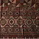 Multi-coloured Ajrakh block print dupatta with rich earthy tones