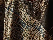 Natural Dyed ~ Ajrakh Cotton Top
