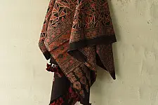 Sakhi . सखी ⁂ Ajrakh Block Printed Pure Cotton Dupatta (01)