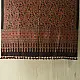Ajrakh hand block printed pure cotton dupatta with geometric motifs