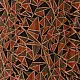 Ajrakh hand block printed pure cotton dupatta with geometric motifs