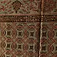 indigo blue ajrakh cotton square scarf red cream geometric star jaal block print hand block printed natural dyed scarf tassels