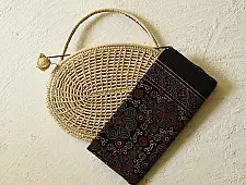Amoha . अमोहा | Ajrakh Block Printed - Cotton Stole - B