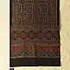 indigo blue madder red ajrakh cotton stole hand block printed floral mandala body ornate medallion mihrab border traditional artisanal scarf sustainable fashion natural dyed