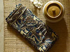 Shruti | Ajrakh Printed Modal Silk Saree