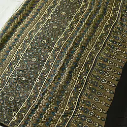 Shruti | Ajrakh Printed Modal Silk Saree
