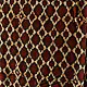 red beige ajrakh silk square scarf jali lattice pattern hand block printed black indigo accents natural dyed scarf