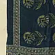 deep indigo blue moss green ajrakh modal silk dupatta hand block printed floral buta motif body ornate star medallion pallu traditional mihrab arched detail wedding festive wear sustainable luxury natural dyed with tassels
