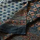 Online  Ajrakh Block Print - Mulmul Cotton Saree