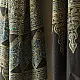 mulberry silk ajrakh dupatta chocolate brown indigo blue interlocking geometric floral jaal block print sawtooth minaret border hand block printed natural dyed silk dupatta