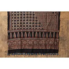 Nirupama ☙ Ajrakh Chanderi Dupatta ☙ 1