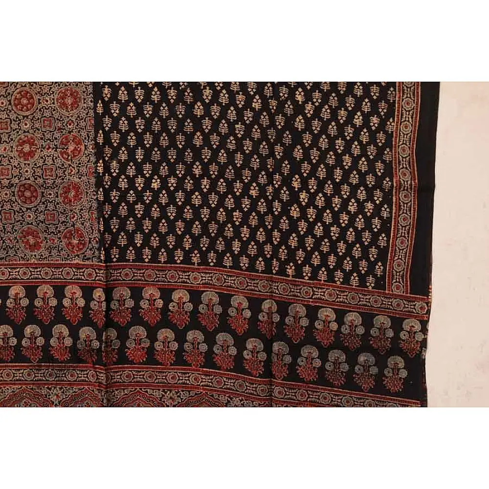 शोभना . Shobhna ❋ Mul Cotton Ajrakh Dupatta - 11